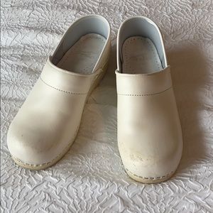 White Dansko Clog 39